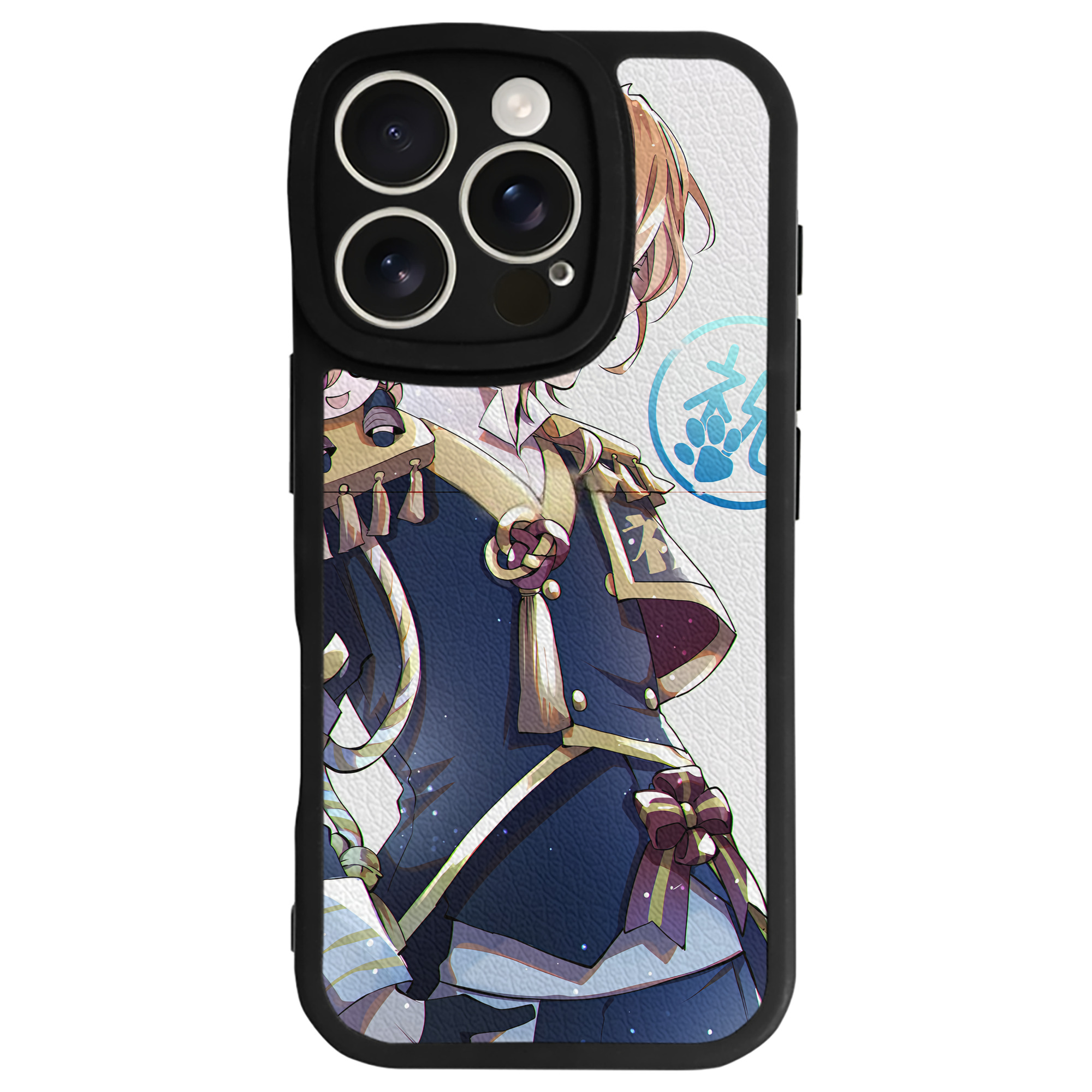 （画像用） 文豪ストレイドッグス Bungo Stray Dogs 【iPhone 16シリーズ対応】シリコンスマホケース（レザー調） 材質：シリコン